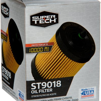 (3 Pack)  Oil Filter, ST9018, 10K Mile Engine Oil Filter for Chevrolet Vehicles