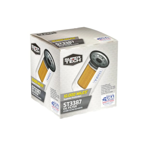 (3 Pack)  ST3387 10K Mile Spin-On Motor Oil Filter Fits GM and Isuzu Fits Select: 1988-2000 CHEVROLET GMT-400, 1995-2000 CHEVROLET TAHOE - Image 5