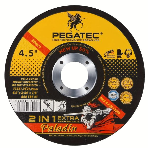 10/25/50pcs Ultra-Thin Cutting Disc Wheels - Superior Metal Cutting Performance with 4.5-Inch Diameter and Long-Lasting Durability - Ideal for Heavy-Duty Metalworking Applications - Image 2
