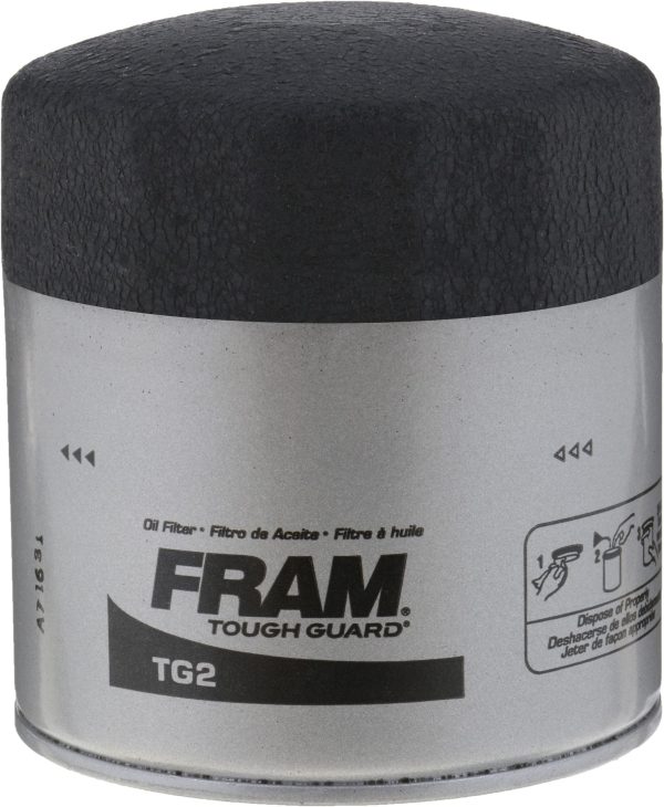 (3 Pack)  Tough Guard Oil Filter, TG2, 15,000 Mile Replacement Oil Filter Fits Select: 1993-2014 FORD F150, 2008-2012 DODGE RAM 1500 - Image 7
