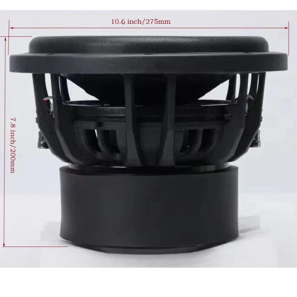 10Inch Car Subwoofer  RMS800W Dual 2-Ohm High Power Car Sound Bass Speaker Basin Frame Double voice Coil - Image 5