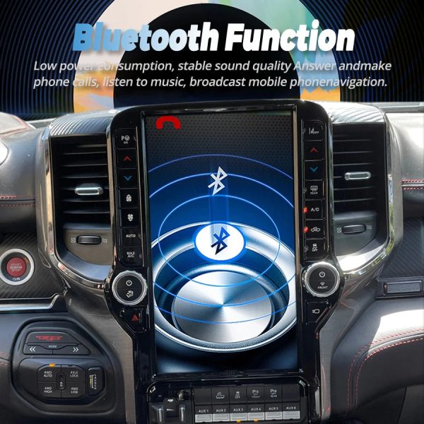 13.6 Inch Android 13 Car Radio For Dodge RAM 1500 2500 3500 2019 - 2022 Multimedia Auto Stereo Player Touch Screen GPS Head Unit - Image 4