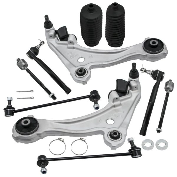 10pcs/Set Suspension Kit Front Lower Control Arm Tie Rod for Nissan Maxima 2009 2010 2011 2012 2013 2014