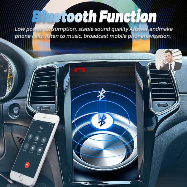 13.6inch Tesla Android Screen Radio 2din For Jeep Grand Cherokee 2014-2020 GPS Carplay Car Multimedia Video Player Stereo Navi - Image 6