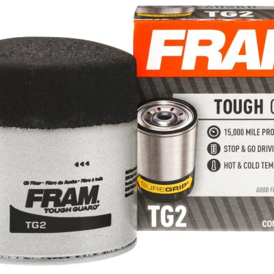 (3 Pack)  Tough Guard Oil Filter, TG2, 15,000 Mile Replacement Oil Filter Fits Select: 1993-2014 FORD F150, 2008-2012 DODGE RAM 1500
