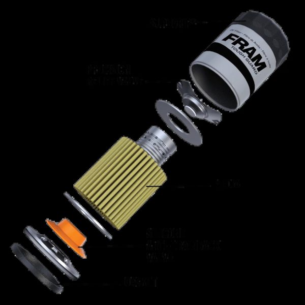 (3 Pack)  Tough Guard Oil Filter, TG2, 15,000 Mile Replacement Oil Filter Fits Select: 1993-2014 FORD F150, 2008-2012 DODGE RAM 1500 - Image 6