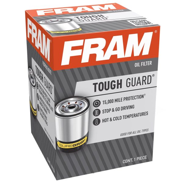 (3 Pack)  Tough Guard Oil Filter, TG2, 15,000 Mile Replacement Oil Filter Fits Select: 1993-2014 FORD F150, 2008-2012 DODGE RAM 1500 - Image 4
